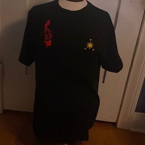 Vintage Coach Menswear Map Sunlight Black T Shirt Size Large